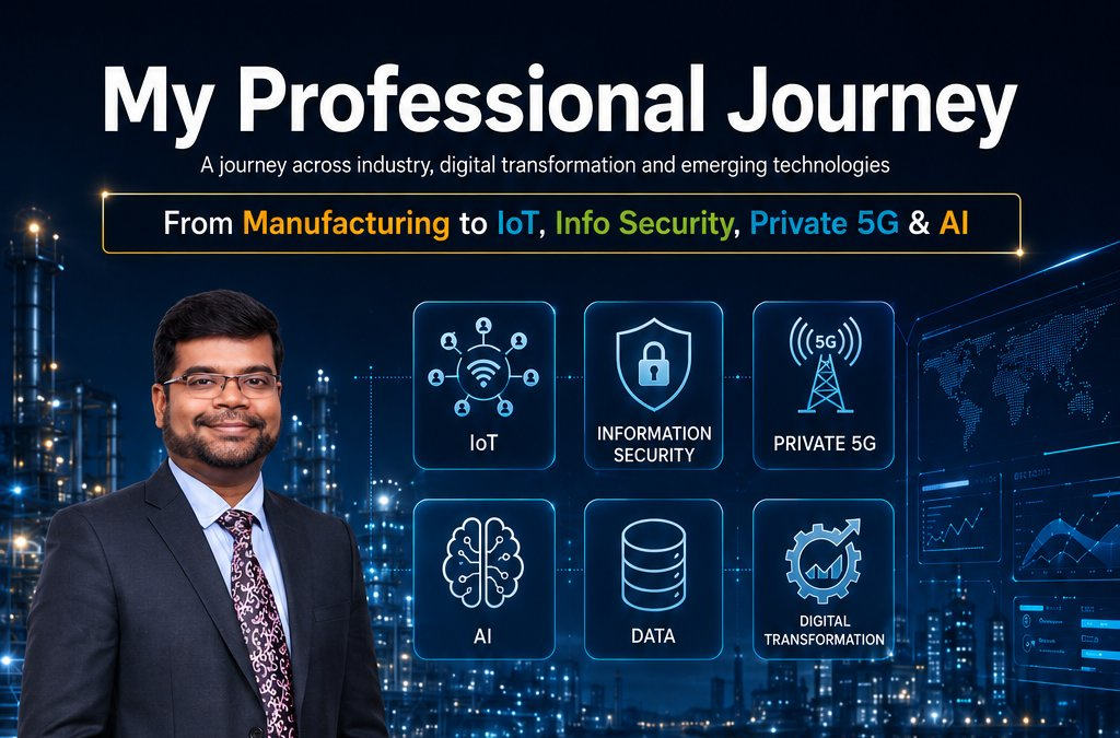 Dr. RaviKiran S. Avvaru — From Manufacturing to IoT, Info Security, Private 5G and AI